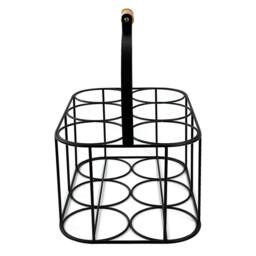 EONLION Metal 6 Milk Bottle Holder in Black - Size: 100 cm - thumbnail 3