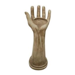 Minster Hand Wine Bottle Holder - Resin - L22 x W14 x H32 cm in Brown - Size: 1 Pack - thumbnail 1