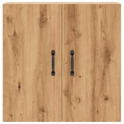 Berkfield Home Wall Cabinet Artisan Oak 60x31x60 cm Engineered Wood in Brown - Size: 60 x 31 x 60 cm - thumbnail 4