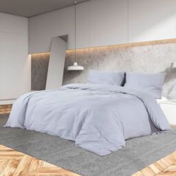 Berkfield Home Duvet Cover Set Grey 260x220 cm Light-weight Microfiber