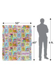 Hasbro Popples Popple Squares Silky Touch Super Soft Throw Blanket 152 X 127 cm in White - thumbnail 5