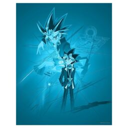 YU-GI-OH! Limited Edition Blue Art Print in Baby Blue - thumbnail 1