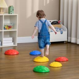 STILVORA Kids Stepping Stones Set of 6 with Non-Slip Mats - thumbnail 3