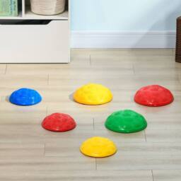 STILVORA Kids Stepping Stones Set of 6 with Non-Slip Mats - thumbnail 9
