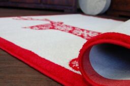 RugsX Xmas Rug in Red - Size: 100 cm x 170 cm - thumbnail 4