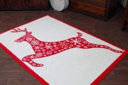 RugsX Xmas Rug in Red - Size: 100 cm x 170 cm - thumbnail 2