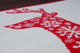 RugsX Xmas Rug in Red - Size: 100 cm x 170 cm - thumbnail 3