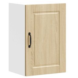 Berkfield Home Kitchen Wall Cabinet¬†Porto Sonoma Oak Engineered Wood in Brown - thumbnail 2