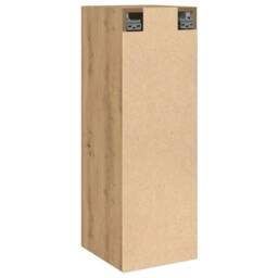 Berkfield Home TV Cabinets 2 pcs Artisan Oak 30.5x30x90 cm Engineered Wood in Brown - thumbnail 6