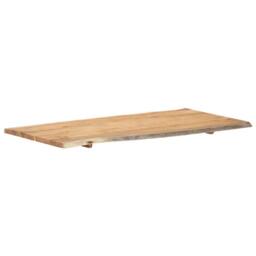 Berkfield Home Table Top Solid Acacia Wood 118x(50-60)x2.5 cm in Brown - thumbnail 8