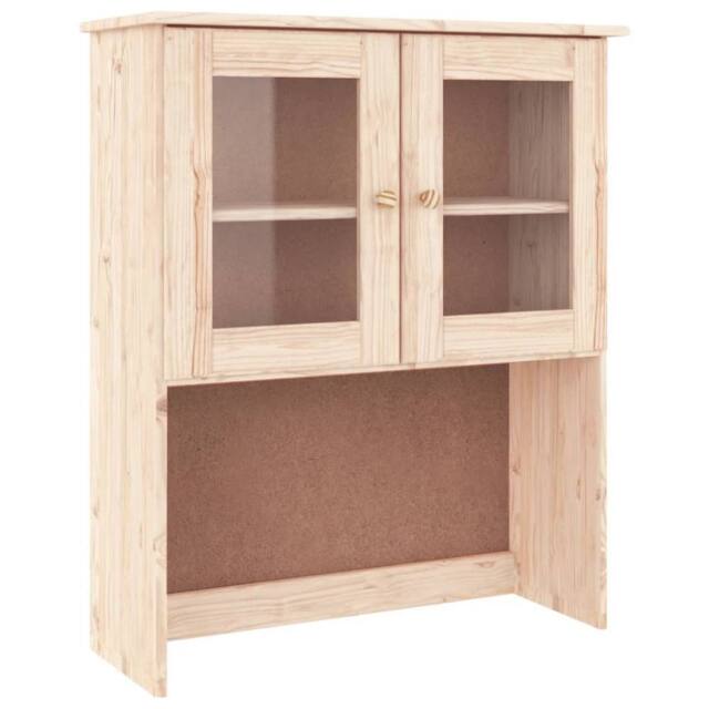 Berkfield Home Dresser Top ALTA 77x30x92 cm Solid Wood Pine in Light Tan - Size: 77 x 30 x 92 cm - image 1