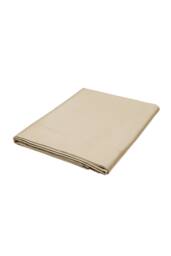 1951 'Luxury 400 Thread Count' Cotton Sateen Flat Sheet in Gold - Size: Single Flat - thumbnail 1