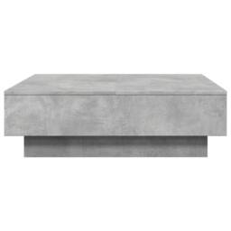 Berkfield Home Coffee Table Concrete Grey 90x90x28 cm Engineered Wood - Size: 90 x 90 x 28 cm - thumbnail 5