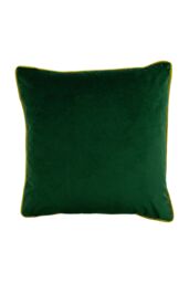 Furn Forest Fauna Embroidered Woodland Stag Piped Cushion in Emerald - Size: 50 cm x 50 cm - thumbnail 2