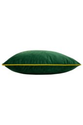 Furn Forest Fauna Embroidered Woodland Stag Piped Cushion in Emerald - Size: 50 cm x 50 cm - thumbnail 3