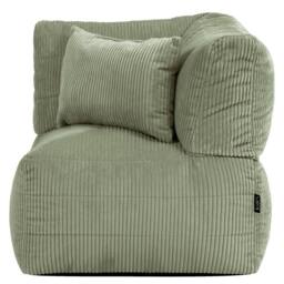 icon Noa Bean Bag Corner, Jumbo Cord in Green - thumbnail 4
