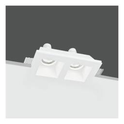 Netlighting GHOST 2 Light Recessed Downlight White 21.4x11.8x5.5cm - Size: 21.4x11.8x5.5 cm - thumbnail 2