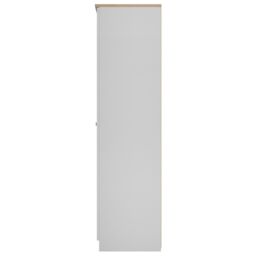 Ready Assembled 2 U Cumbria Tall Triple Mirror Wardrobe (Ready Assembled) in Mid Grey - Size: Large - thumbnail 3