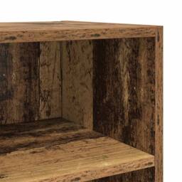 Berkfield Home Rustic Entertainment Unit Old Wood Particle board Medium Storage in Brown - thumbnail 8