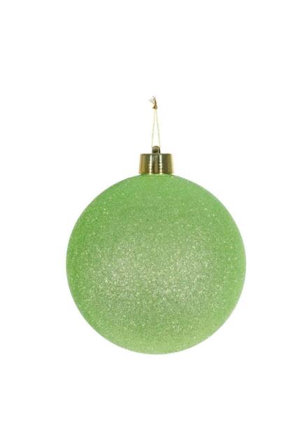 KDMD Green Glitter Shatterproof Bauble 25cm - image 1