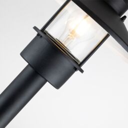 Netlighting Klampenborg Outdoor Bollard Black IP44 - thumbnail 4