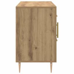 Berkfield Home Sideboard Artisan Oak 100x36x60 cm Engineered Wood in Brown - Size: 100 x 36 x 60 cm - thumbnail 5