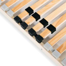 Berkfield Home Slatted Bed Base with 28 Slats 7 Zones 100x200 cm in Brown - thumbnail 6