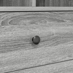 Berkfield Home Desk with Storage Grey Sonoma Engineered Wood in Green - thumbnail 9