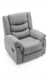 More4Homes Seattle Manual Fabric Recliner Lounge Chair in Grey - thumbnail 2