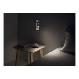 Netlighting Lire LED Wall Reading Light Satin Nickel 179lm 2700K Special Offer in Grey - thumbnail 2