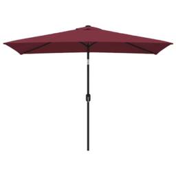 Berkfield Home Outdoor Parasol with Metal Pole 300x200 cm Bordeaux Red