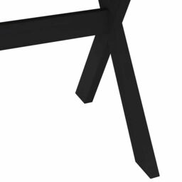 Berkfield Home Dining Table NOAIN X-Shaped Legs 160x90x75 cm Solid Wood Pine in Brown - Size: 160 x 90 x 75 cm - thumbnail 7