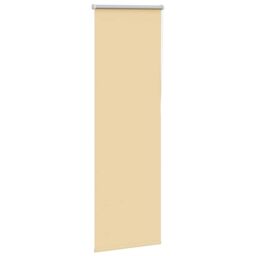 Berkfield Home Roller Blind Blackout Beige 55x175 cm Fabric Width 50.7 cm Polyester - thumbnail 3