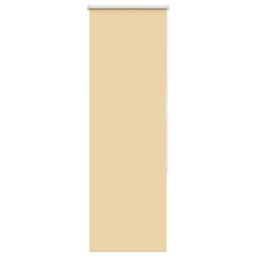 Berkfield Home Roller Blind Blackout Beige 55x175 cm Fabric Width 50.7 cm Polyester - thumbnail 1