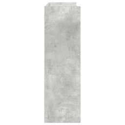 Berkfield Home Shoe Rack Concrete Grey 80x25x81 cm Engineered Wood - Size: 80 x 25 x 81 cm - thumbnail 5