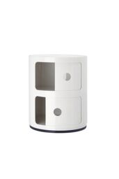 Living and Home Multi-Tiered Plastic Storage Drawer Unit in White - thumbnail 6