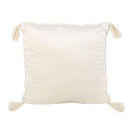 KDMD 35cm Square Off-White Astrology Wheel Cushion in White - thumbnail 3
