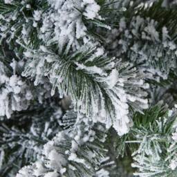 Lemon Pavilion Furniture and Decor Extra Large Snowy Spruce Tree - Plastic - Height 213 cm - White - thumbnail 3
