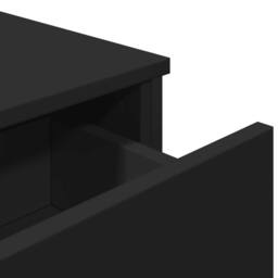 Berkfield Home Sideboard Black 97x32.5x74.5 cm Engineered Wood - thumbnail 9