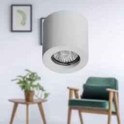 First Choice Lighting Set of 2 Masti - White Surface Mounted GU10 Downlights - thumbnail 4