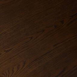 Cheshire Orla 80cm Round Coffee Table in Dark Oak in Dark Brown - thumbnail 3