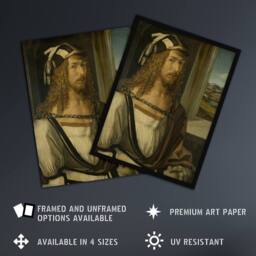 "Artery8 Self Portrait Young Artist Albrecht Durer Wall Art Poster Print - Size: W12"" x H16""" - thumbnail 2