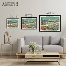 "Artery8 Kasai War Beijing Castle Boxer Rebellion Framed Canvas Wall Art Print - Size: W12"" x H16""" - thumbnail 4