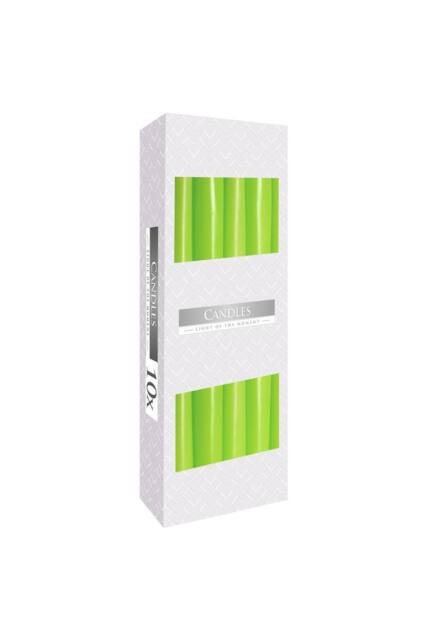 KDMD Green Taper Candle - Elegant, Natural Finish for Decor & Events - image 1