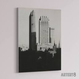 "Artery8 New York from the Shelton Alfred Stieglitz Canvas Wall Art Print in Black - Size: W12"" x H16""" - thumbnail 2