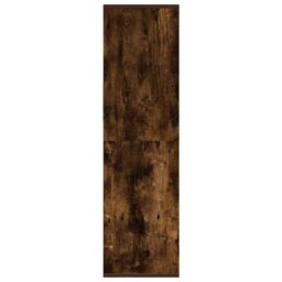 Berkfield Home Book Cabinet Smoked Oak 34x31x112 cm Engineered Wood in Brown - Size: 34 x 31 x 112 cm - thumbnail 5