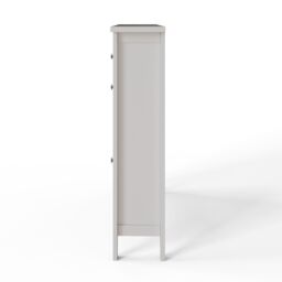 GFW Deluxe Two Tier Shoe Cabinet in White - thumbnail 8