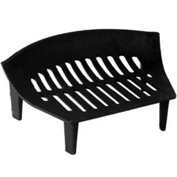 "Kelvenix Fire Grate Cast Iron Black 14"" Fireplace Log Coal Open Fire Accessor"