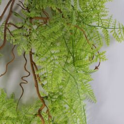Leaf 100cm Artificial Hanging Maidenhair Fern Plant Light Green - thumbnail 4