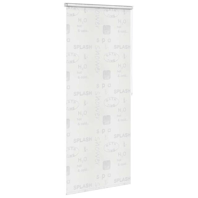Berkfield Home Shower Roller Blind 120x240 cm Splash in Grey - image 1